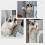 Arbre à Chat Gris 130 cm avec 2 Niches, Hamac Douillet et Griffoirs en Sisal