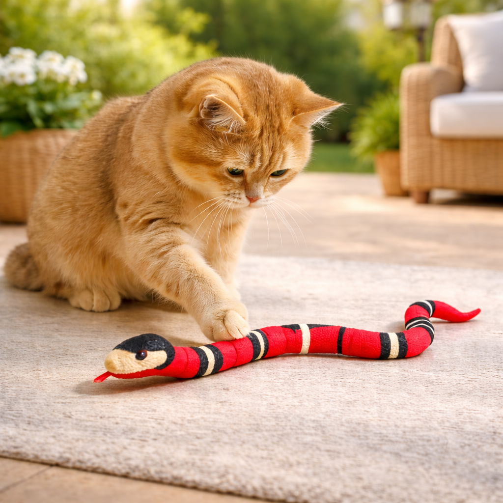 Jouet Serpent Mobile amusant pour chat