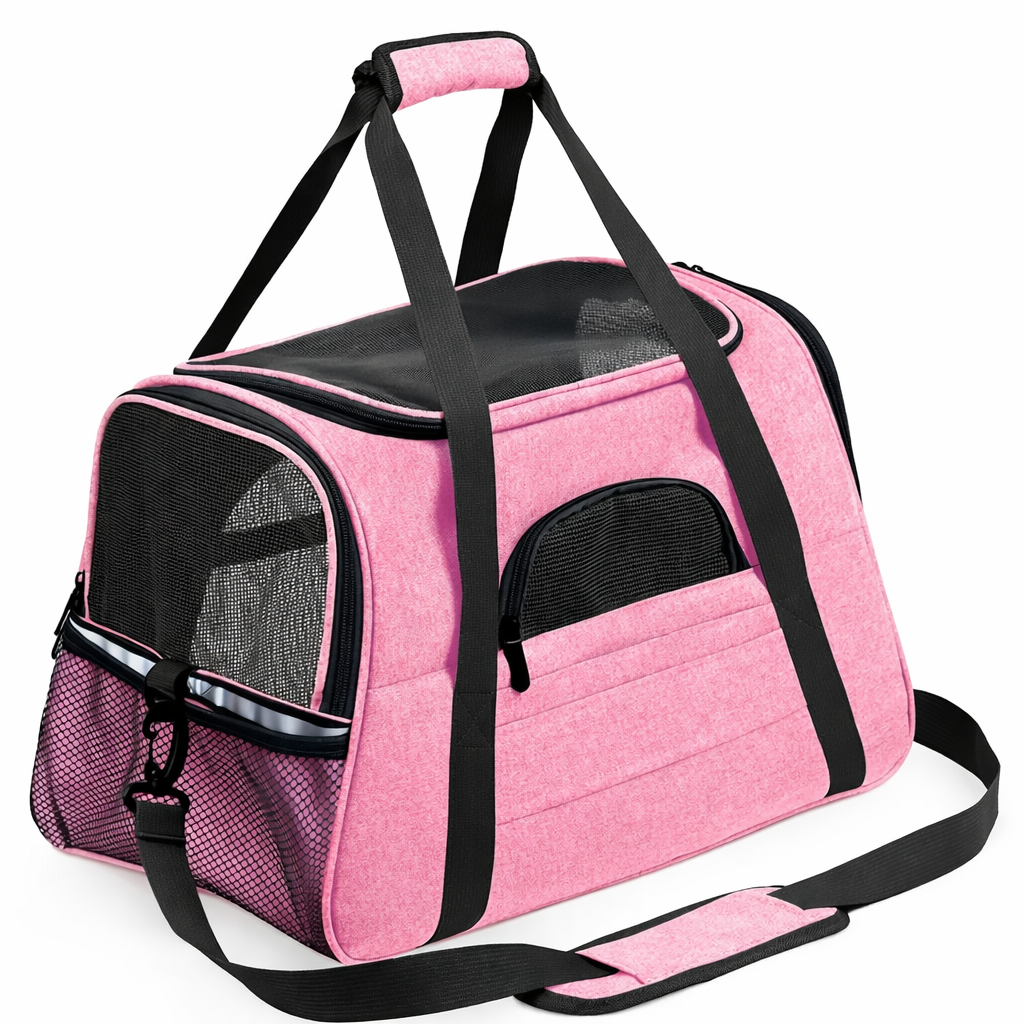 Sac de transport pour chat ventilé de grande capacité