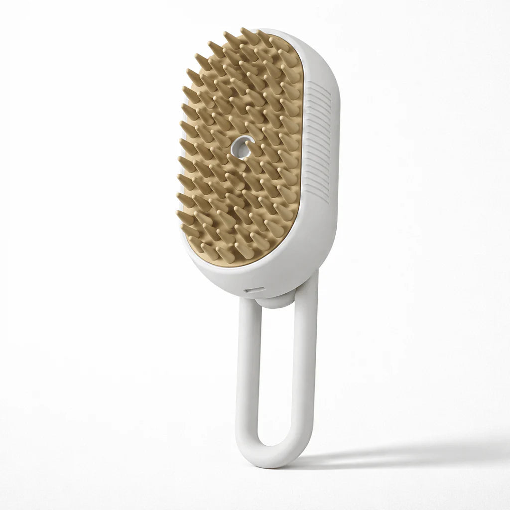 Brosse à vapeur pour chat 3 en 1