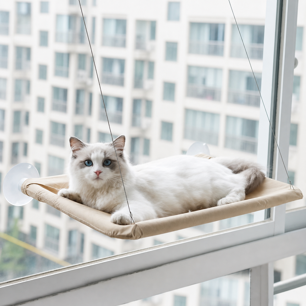 Hamac de fenêtre pour chat