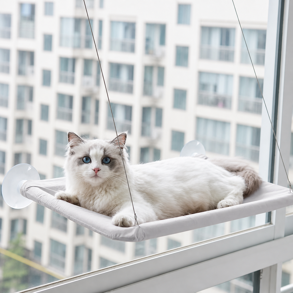 Hamac de fenêtre pour chat