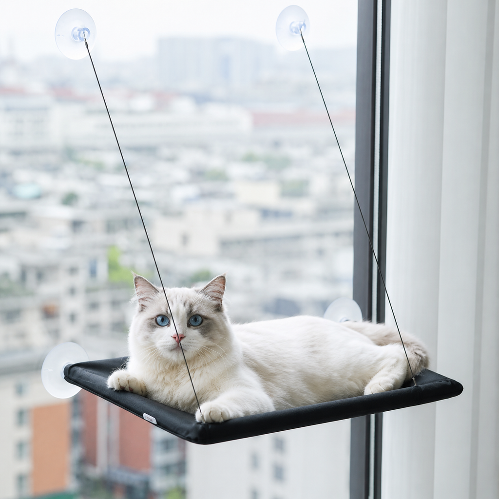 Hamac de fenêtre pour chat
