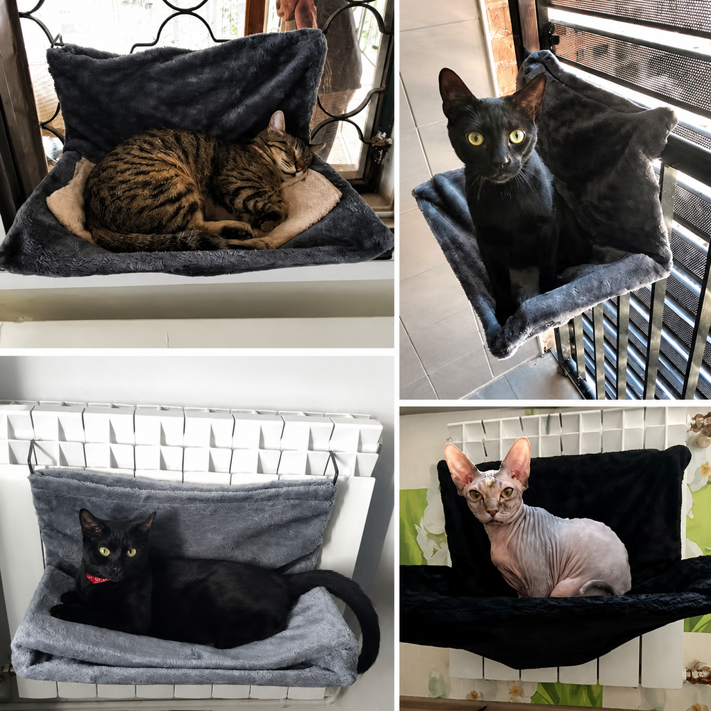 Hamac de radiateur pour chat
