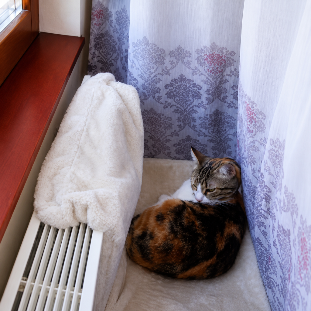 Hamac de radiateur pour chat
