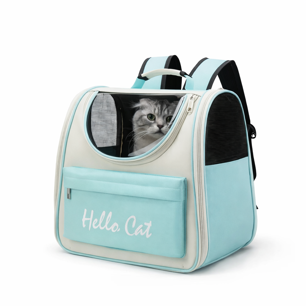 Sac de transport pour chat respirant et confortable