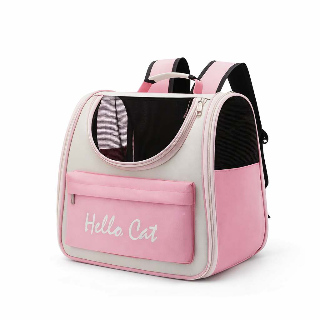 Sac de transport pour chat respirant et confortable