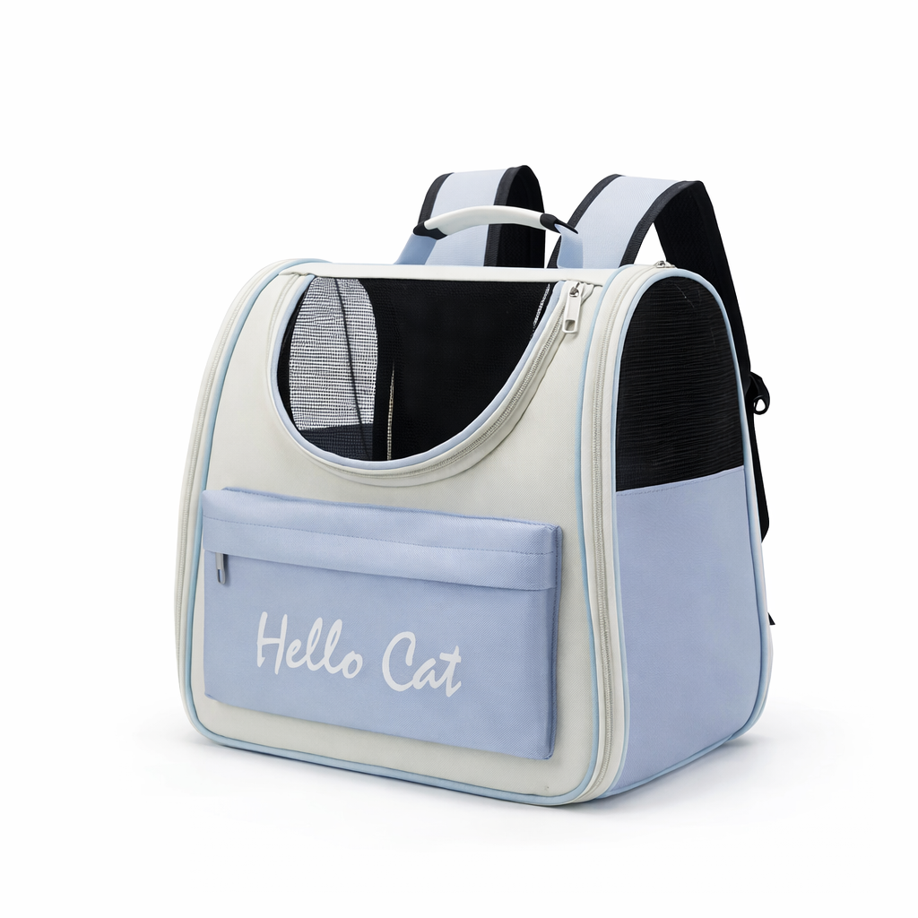 Sac de transport pour chat respirant et confortable