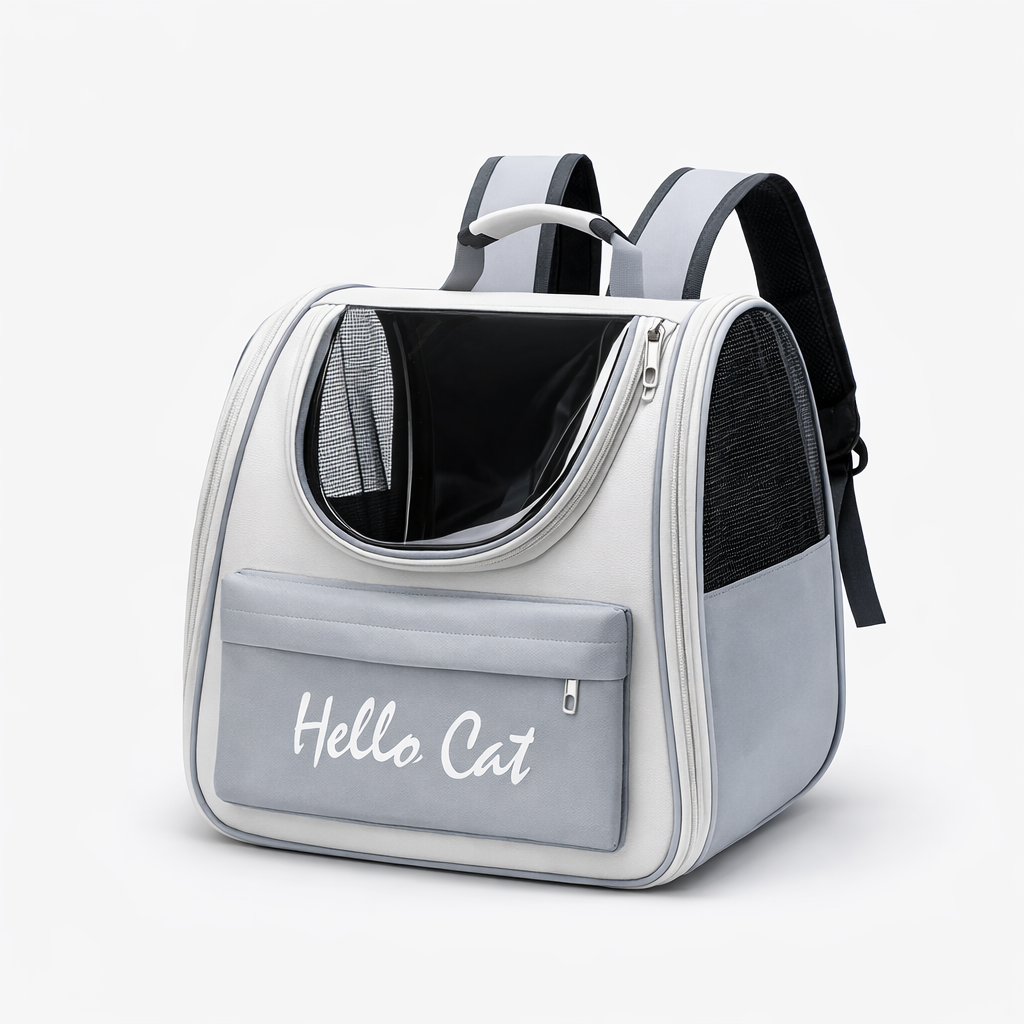 Sac de transport pour chat respirant et confortable