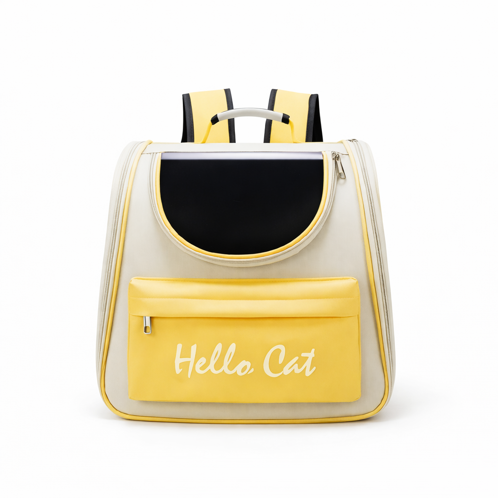 Sac de transport pour chat respirant et confortable