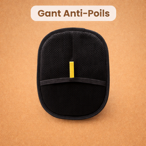 Gant Anti-Poils pour Chat Réutilisable &  Écologique