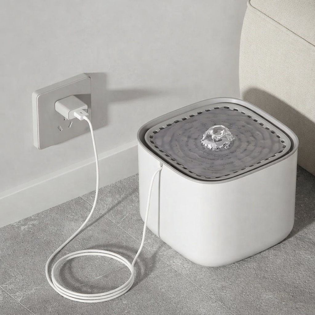 Fontaine à eau pour chat automatique et anti bactérienne