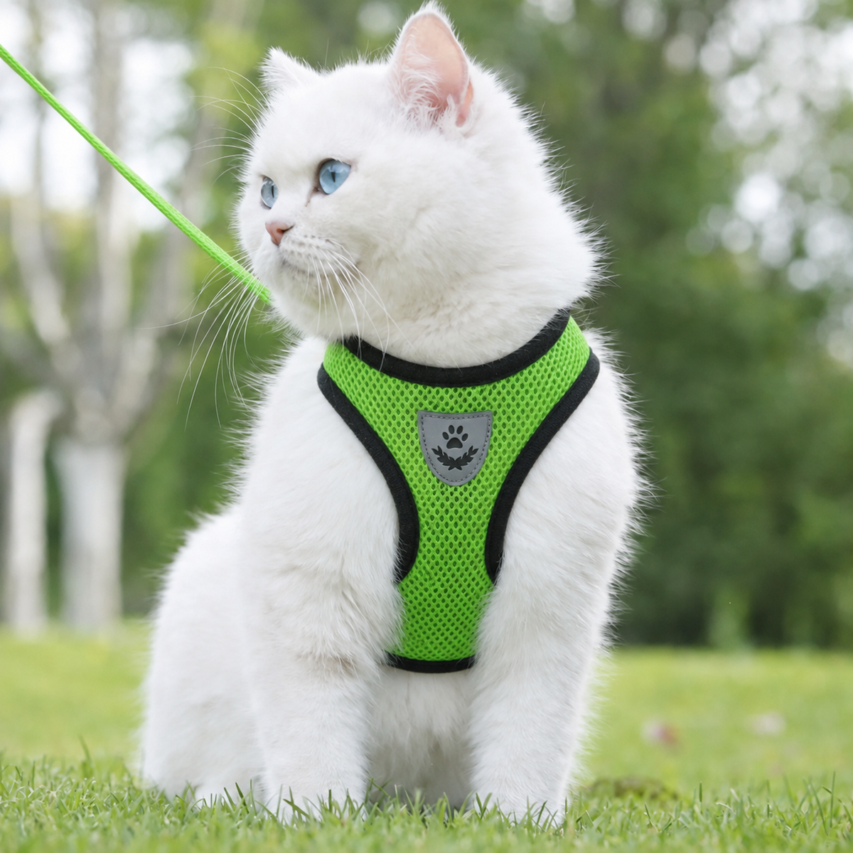 Harnais chat anti-fugue - Sécurité renforcée