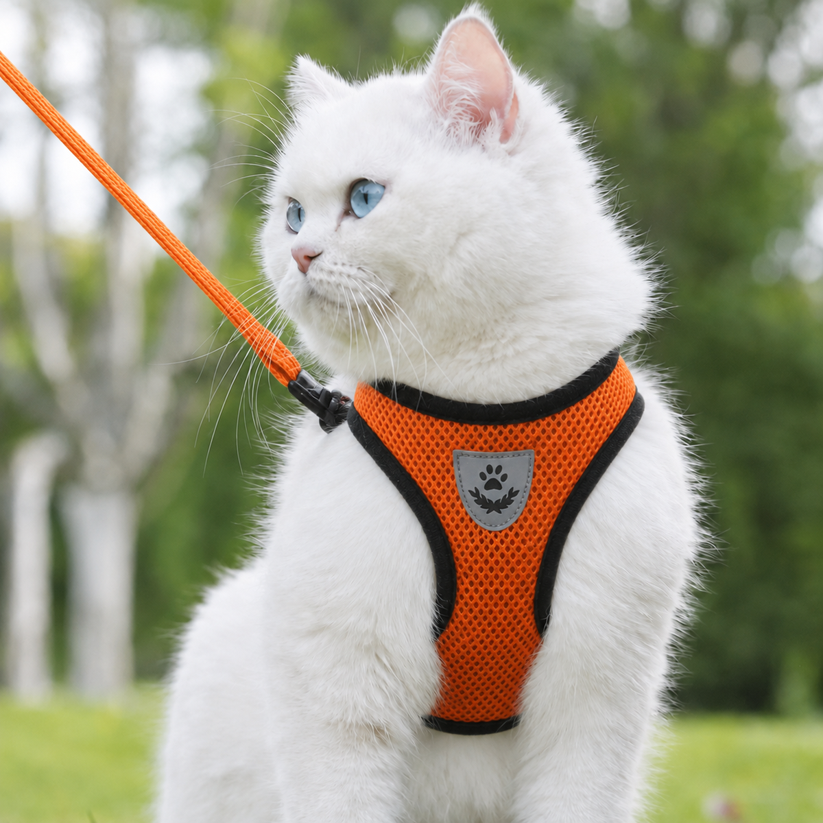 Harnais chat anti-fugue - Sécurité renforcée
