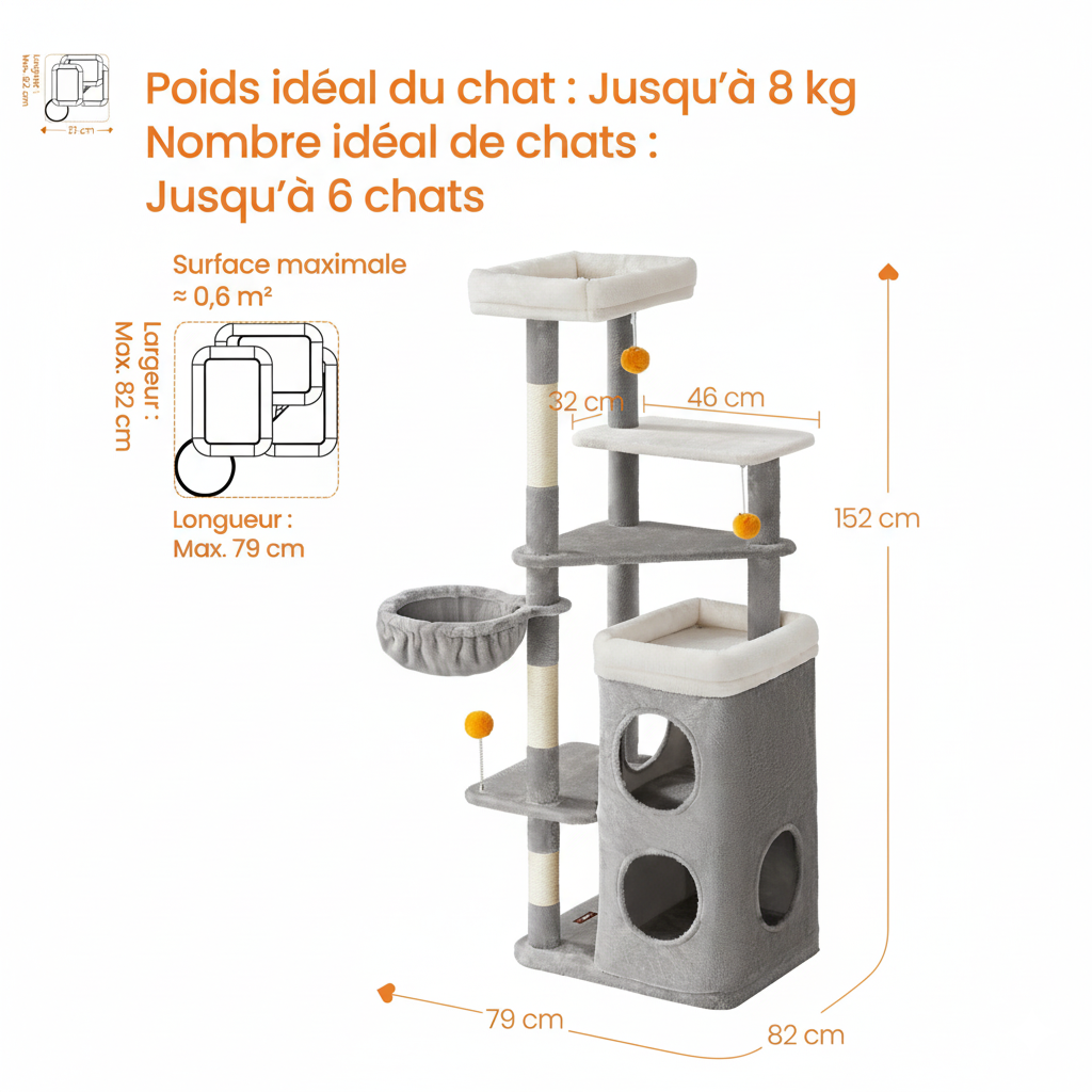 Arbre à Chat - Oreo