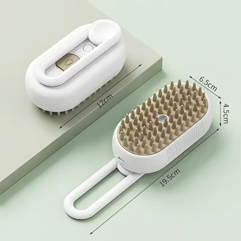Brosse à vapeur pour chat 3 en 1