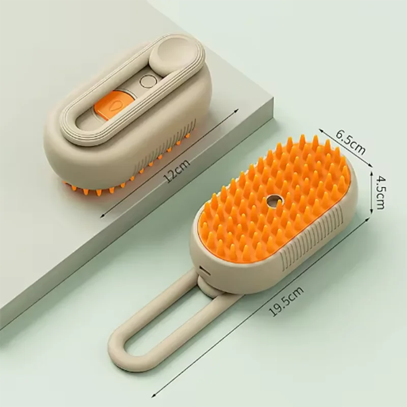 Brosse à vapeur pour chat 3 en 1