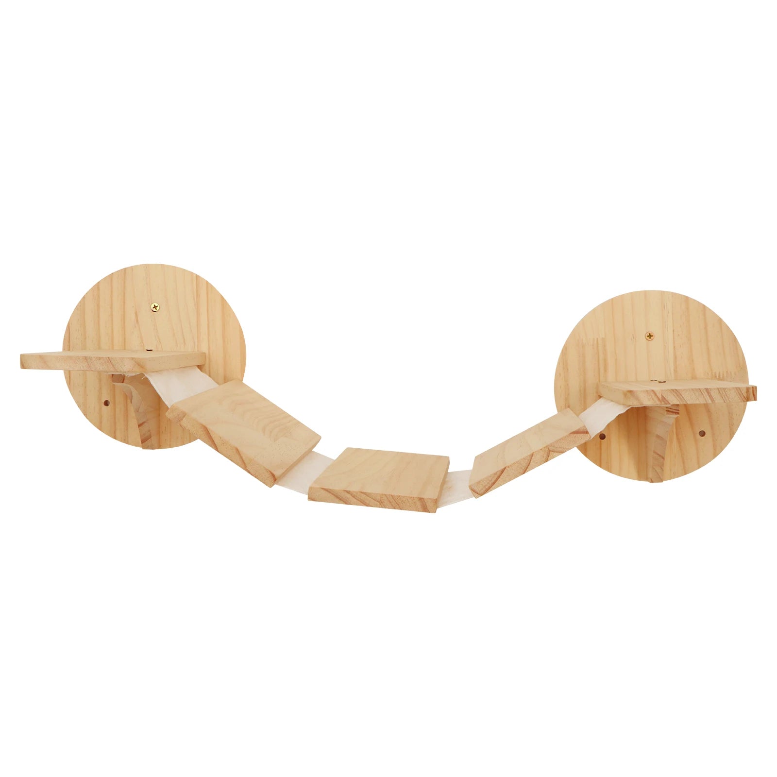 Arbre à chat mural en bois - Étagères murales pour chat