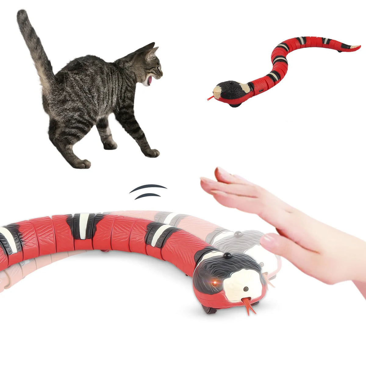 Jouet Serpent Mobile amusant pour chat